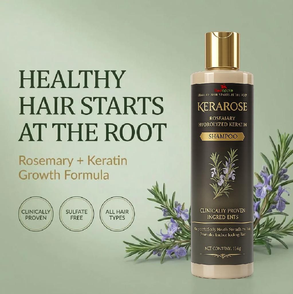 KeraRose Growth Elixir Shampoo – 114g (Pack of 2)