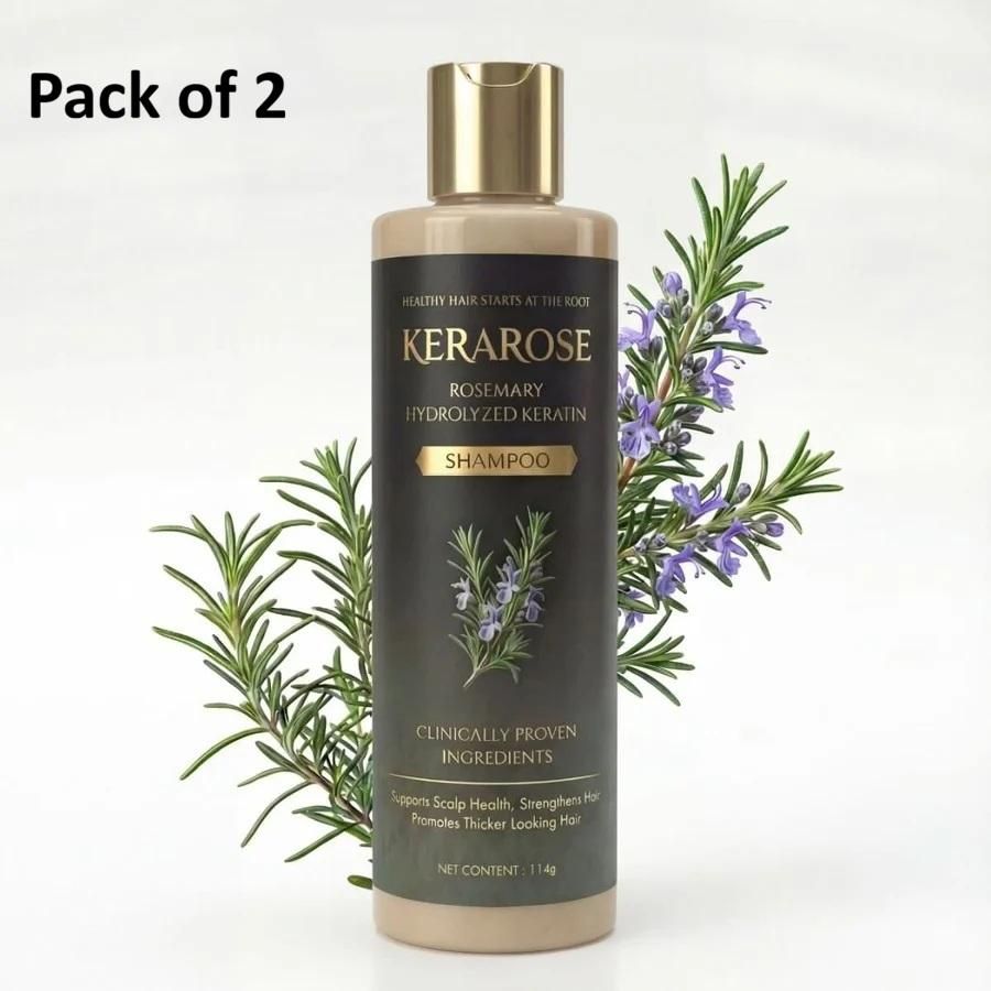 KeraRose Growth Elixir Shampoo – 114g (Pack of 2)